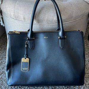 Preowned Genuine Leather Satchel